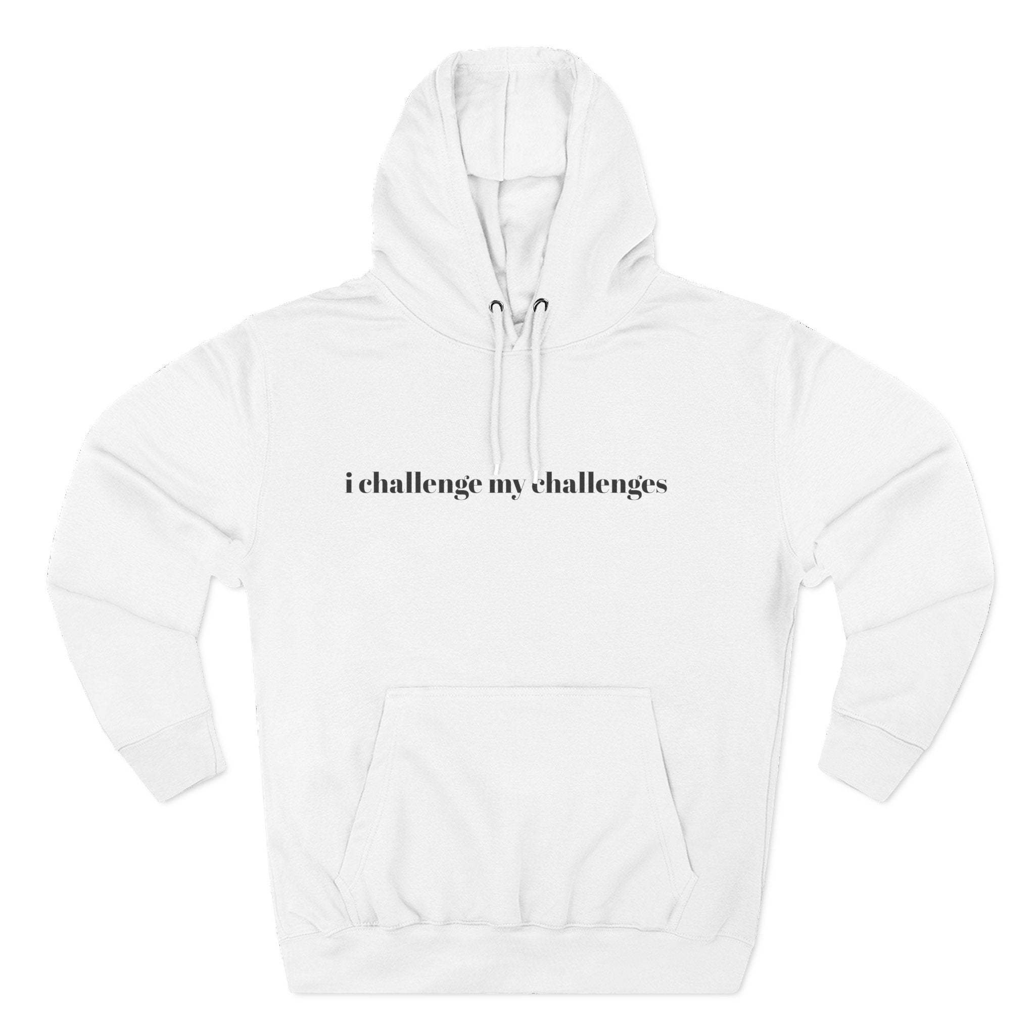 Three-Panel Fleece Hoodie