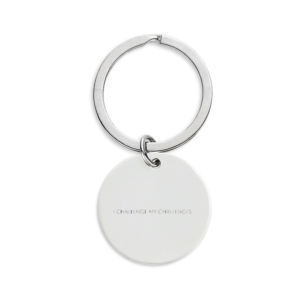 Stainless Steel Round Keychain (Engraving)
