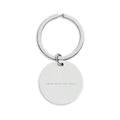 Stainless Steel Round Keychain (Engraving)