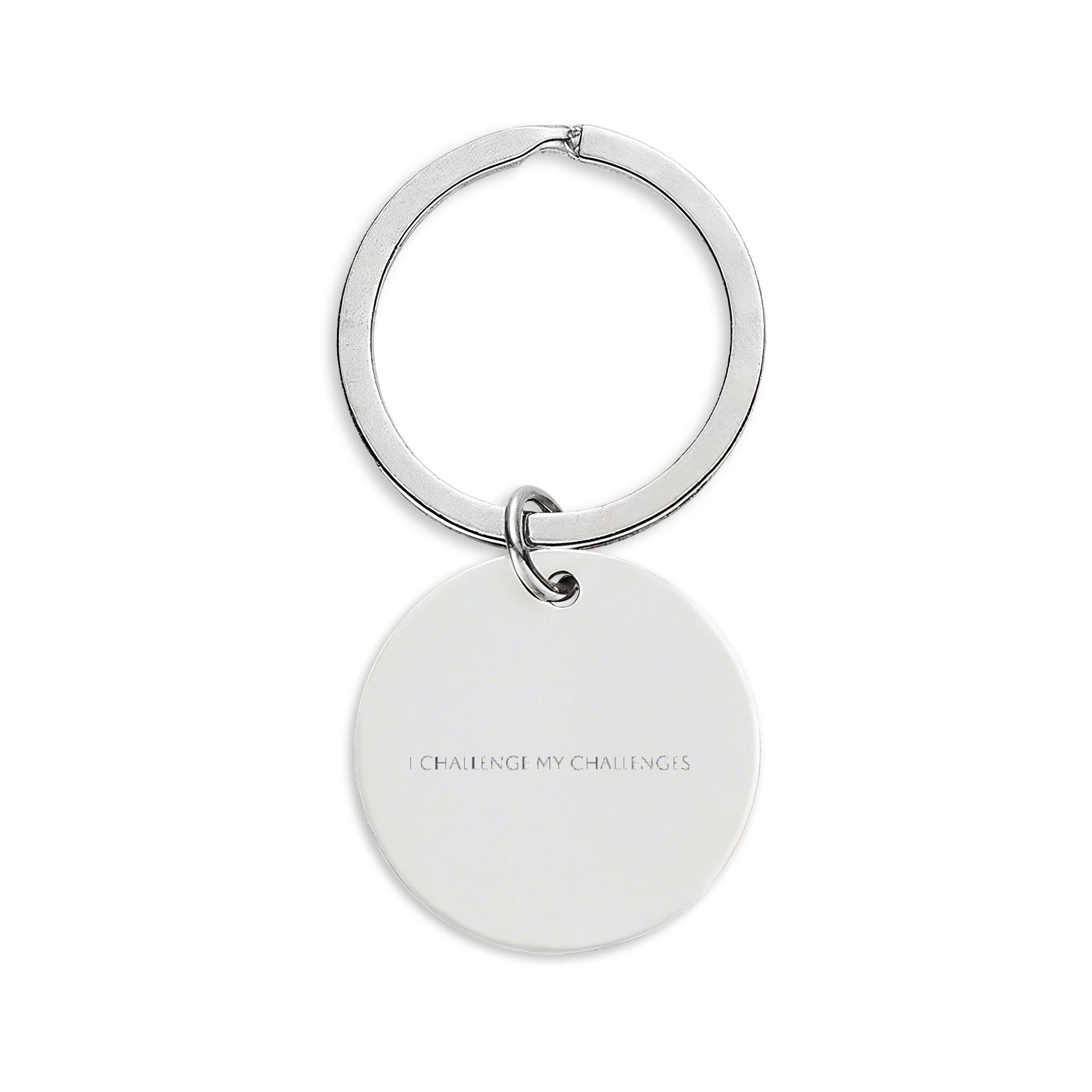 Stainless Steel Round Keychain (Engraving)